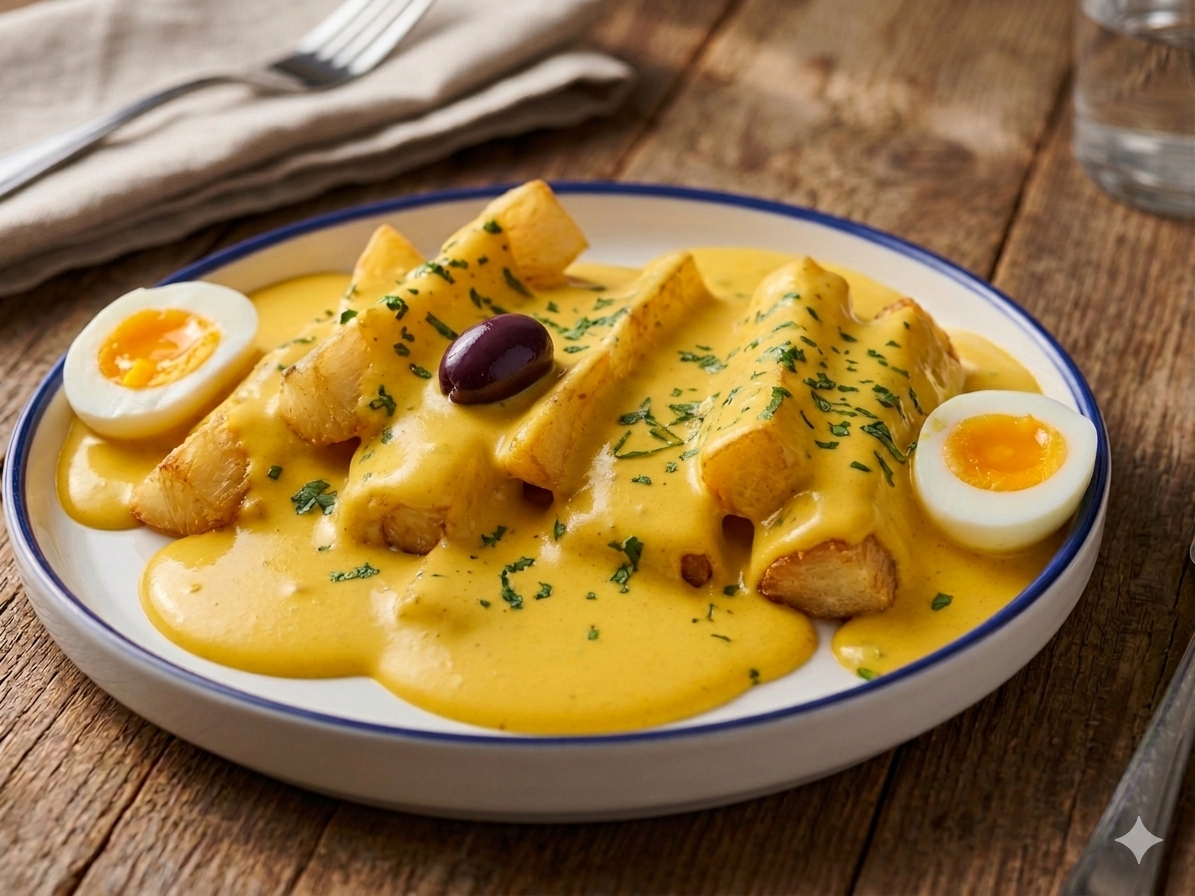 Yuca a la Huancaina
